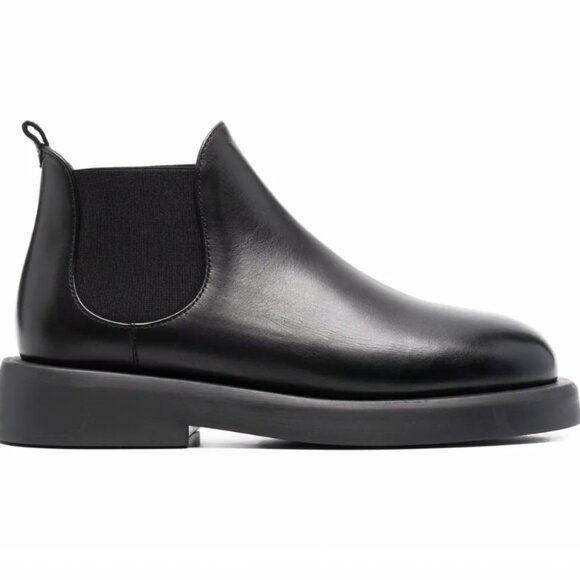 Marsell Black Gomme Gommello Boots Womens Size 36.5 - Picture 1 of 5